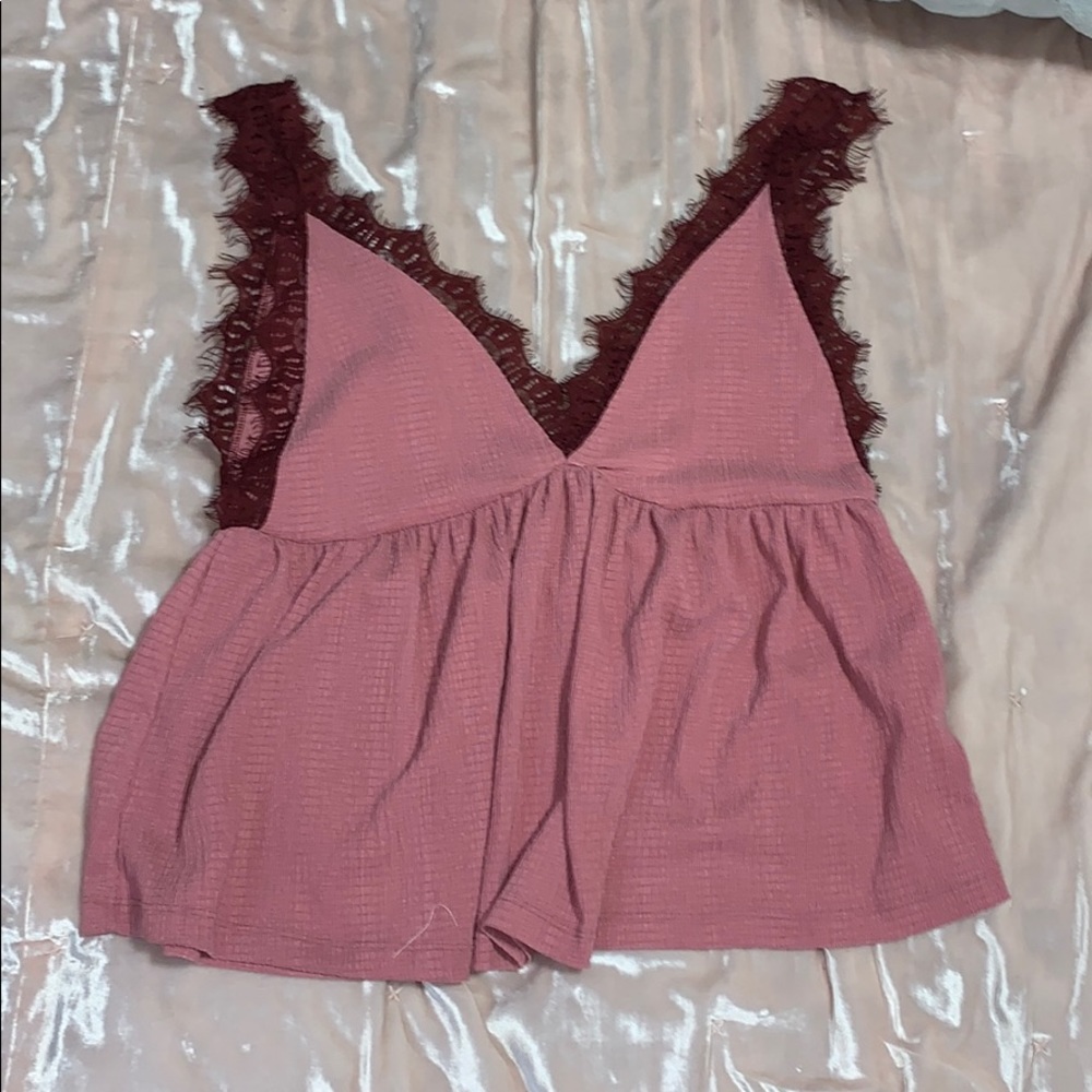 Urban Outfitters Lucy Lace Babydoll Tank